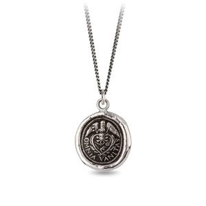 Pyrrha All Is Vanity Talisman Sterling Silver Pendant Necklace